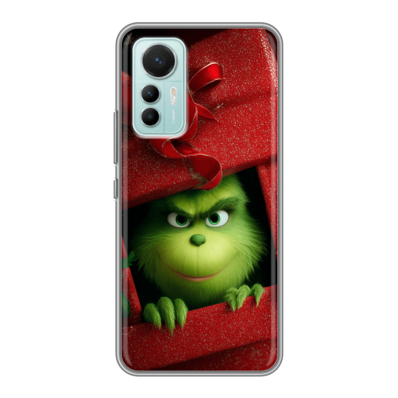 Силиконовый чехол на Xiaomi 12 Lite с принтом Новый год Силиконовый чехол на Xiaomi 12 Lite с принтом Новый год