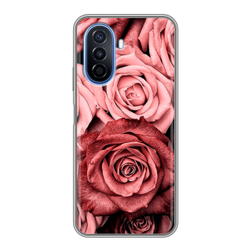 Силиконовый чехол на Huawei Nova Y70 с принтом Цветы розы Силиконовый чехол на Huawei Nova Y70 с принтом Цветы розы