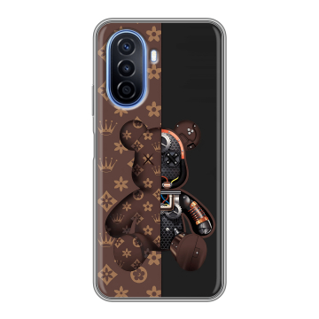 Силиконовый чехол на Huawei Nova Y70 с принтом Луи робот Силиконовый чехол на Huawei Nova Y70 с принтом Луи робот