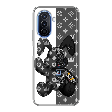 Силиконовый чехол на Huawei Nova Y70 с принтом Луи робот Силиконовый чехол на Huawei Nova Y70 с принтом Луи робот