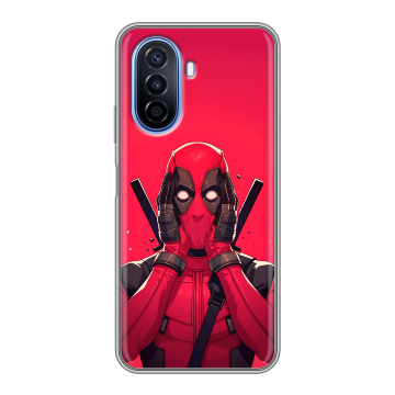 Силиконовый чехол на Huawei Nova Y70 с принтом Дедпул Deadpool Силиконовый чехол на Huawei Nova Y70 с принтом Дедпул Deadpool