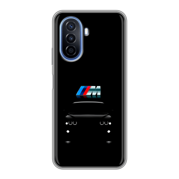 Силиконовый чехол на Huawei Nova Y70 с принтом БМВ BMW Силиконовый чехол на Huawei Nova Y70 с принтом БМВ BMW