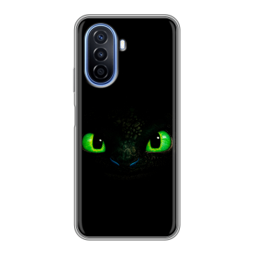 Силиконовый чехол на Huawei Nova Y70 с принтом Как приручить дракона Силиконовый чехол на Huawei Nova Y70 с принтом Как приручить дракона