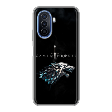 Силиконовый чехол на Huawei Nova Y70 с принтом Игра Престолов Game Thrones Силиконовый чехол на Huawei Nova Y70 с принтом Игра Престолов Game Thrones