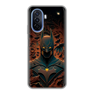 Силиконовый чехол на Huawei Nova Y70 с принтом Batman Бэтмен Силиконовый чехол на Huawei Nova Y70 с принтом Batman Бэтмен