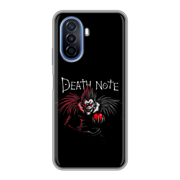 Силиконовый чехол на Huawei Nova Y70 с принтом Death note Тетрадь смерти Силиконовый чехол на Huawei Nova Y70 с принтом Death note Тетрадь смерти