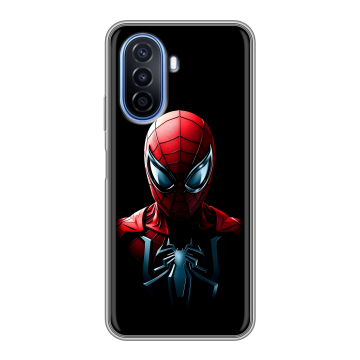 Силиконовый чехол на Huawei Nova Y70 с принтом Spiderman Человек паук