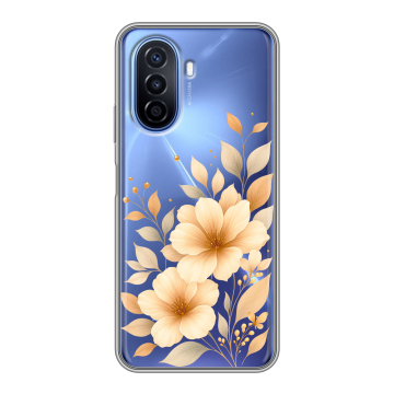 Силиконовый чехол на Huawei Nova Y70 с принтом для девушки Силиконовый чехол на Huawei Nova Y70 с принтом для девушки