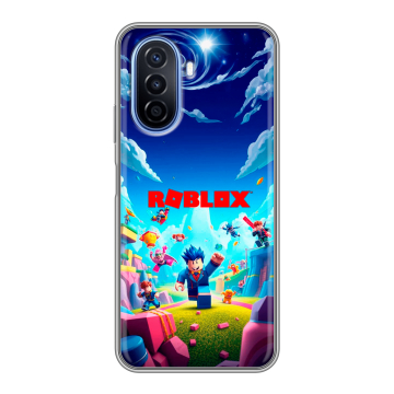 Силиконовый чехол на Huawei Nova Y70 с принтом Roblox Роблокс Силиконовый чехол на Huawei Nova Y70 с принтом Roblox Роблокс