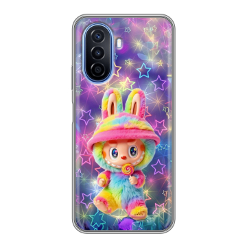 Силиконовый чехол на Huawei Nova Y70 с принтом Labubu Лабубу Силиконовый чехол на Huawei Nova Y70 с принтом Labubu Лабубу