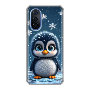 Силиконовый чехол на Huawei Nova Y70 с принтом Новый год