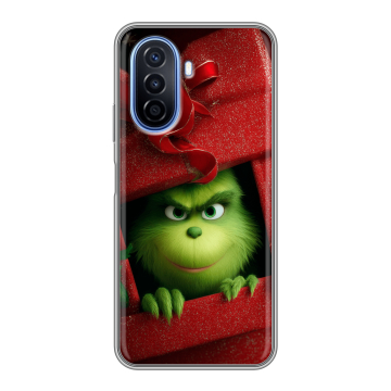 Силиконовый чехол на Huawei Nova Y70 с принтом Новый год