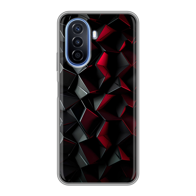 Силиконовый чехол на Huawei Nova Y70 с принтом Абстракция Силиконовый чехол на Huawei Nova Y70 с принтом Абстракция