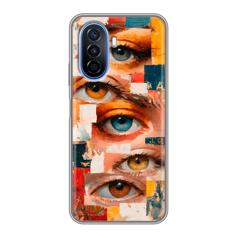 Силиконовый чехол на Huawei Nova Y70 с принтом Модный принт Силиконовый чехол на Huawei Nova Y70 с принтом Модный принт