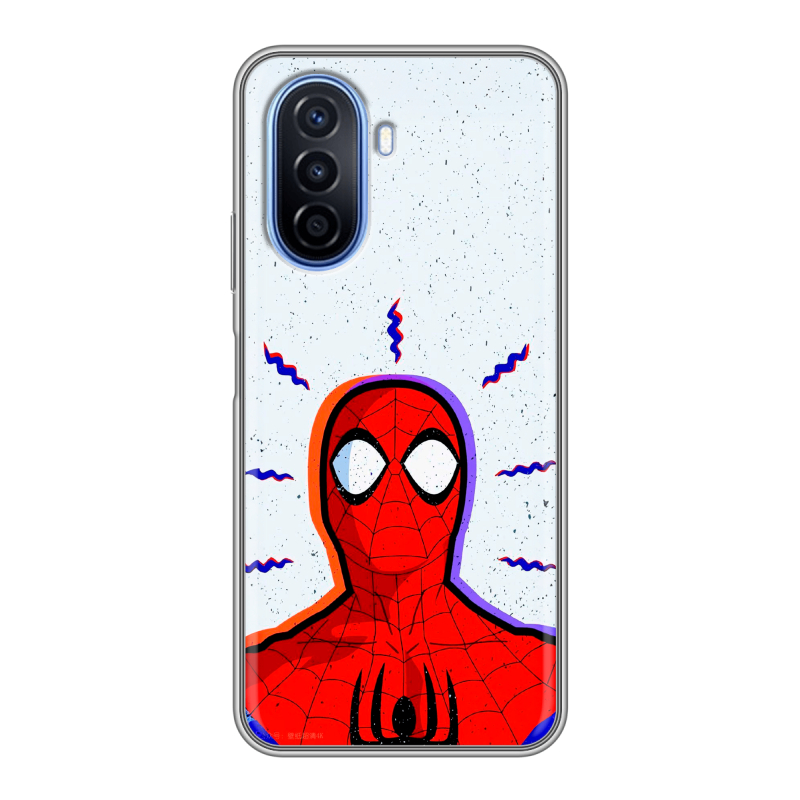 Силиконовый чехол на Huawei Nova Y70 с принтом Spiderman Человек паук Силиконовый чехол на Huawei Nova Y70 с принтом Spiderman Человек паук