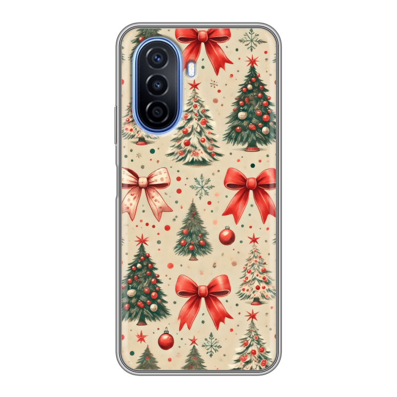 Силиконовый чехол на Huawei Nova Y70 с принтом Новый год Силиконовый чехол на Huawei Nova Y70 с принтом Новый год