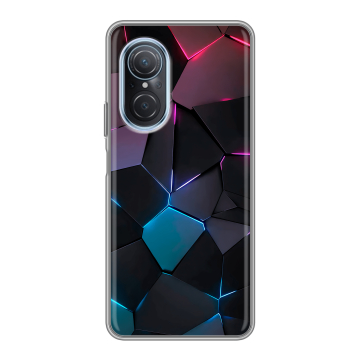Силиконовый чехол на Huawei Nova 9 SE с принтом Геометрия неона Силиконовый чехол на Huawei Nova 9 SE с принтом Геометрия неона