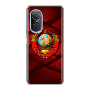 Силиконовый чехол на Huawei Nova 9 SE с принтом Герб СССР Силиконовый чехол на Huawei Nova 9 SE с принтом Герб СССР