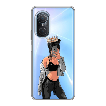 Силиконовый чехол на Huawei Nova 9 SE с принтом Женские принты Силиконовый чехол на Huawei Nova 9 SE с принтом Женские принты