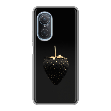 Силиконовый чехол на Huawei Nova 9 SE с принтом Черная клубника Силиконовый чехол на Huawei Nova 9 SE с принтом Черная клубника