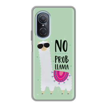 Силиконовый чехол на Huawei Nova 9 SE с принтом Лама Силиконовый чехол на Huawei Nova 9 SE с принтом Лама