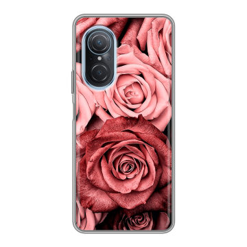Силиконовый чехол на Huawei Nova 9 SE с принтом Цветы розы Силиконовый чехол на Huawei Nova 9 SE с принтом Цветы розы