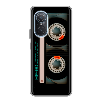 Силиконовый чехол на Huawei Nova 9 SE с принтом Кассета