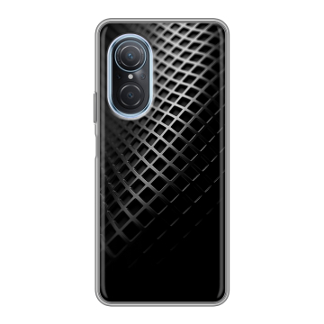 Силиконовый чехол на Huawei Nova 9 SE с принтом Текстура металла