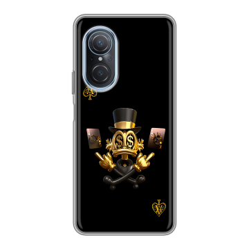 Силиконовый чехол на Huawei Nova 9 SE с принтом Золотой скрудж макдак