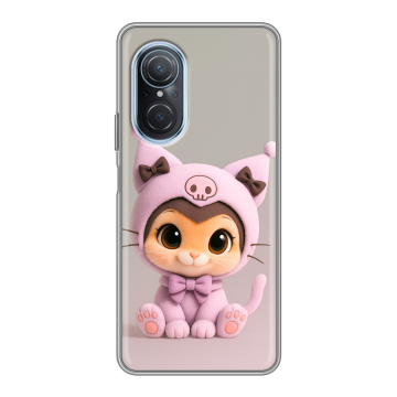 Силиконовый чехол на Huawei Nova 9 SE с принтом Куроми Kuromi 