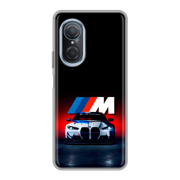 Силиконовый чехол на Huawei Nova 9 SE с принтом БМВ BMW