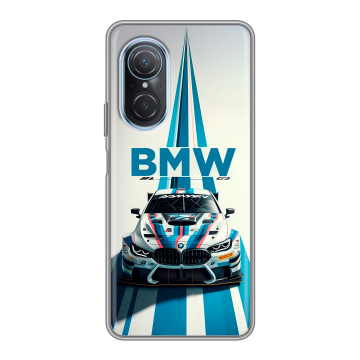Силиконовый чехол на Huawei Nova 9 SE с принтом БМВ BMW