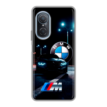 Силиконовый чехол на Huawei Nova 9 SE с принтом БМВ BMW