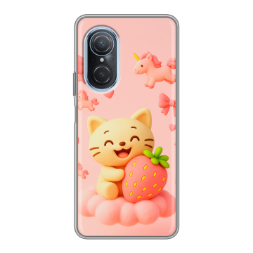 Силиконовый чехол на Huawei Nova 9 SE с принтом для девочек
