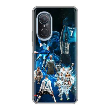Силиконовый чехол на Huawei Nova 9 SE с принтом Реал Роналдо