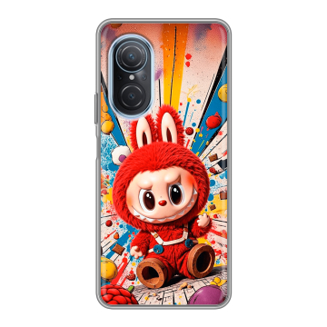 Силиконовый чехол на Huawei Nova 9 SE с принтом Labubu Лабубу