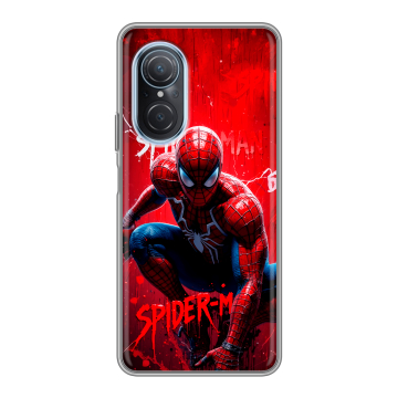 Силиконовый чехол на Huawei Nova 9 SE с принтом Spiderman Человек паук