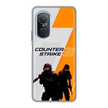 Силиконовый чехол на Huawei Nova 9 SE с принтом Counter Strike