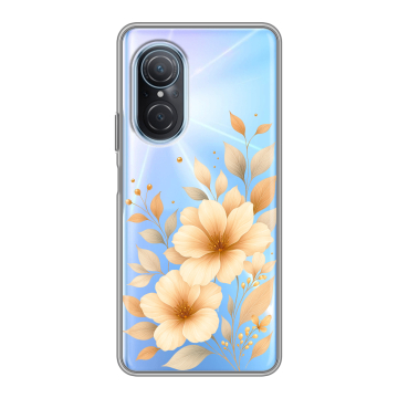 Силиконовый чехол на Huawei Nova 9 SE с принтом для девушки