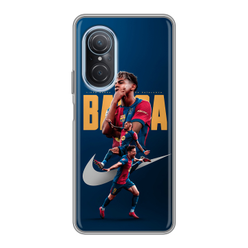 Силиконовый чехол на Huawei Nova 9 SE с принтом Барселона Barca Yamal 