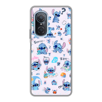 Силиконовый чехол на Huawei Nova 9 SE с принтом Лило и Стич