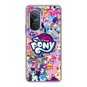 Силиконовый чехол на Huawei Nova 9 SE с принтом My little pony Дружба чудо