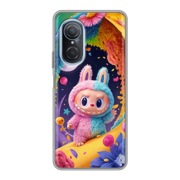 Силиконовый чехол на Huawei Nova 9 SE с принтом Labubu Лабубу Силиконовый чехол на Huawei Nova 9 SE с принтом Labubu Лабубу
