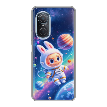 Силиконовый чехол на Huawei Nova 9 SE с принтом Labubu Лабубу