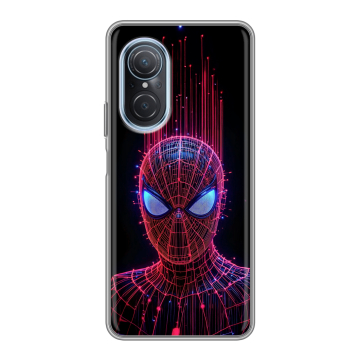 Силиконовый чехол на Huawei Nova 9 SE с принтом Spiderman Человек паук