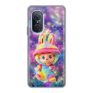 Силиконовый чехол на Huawei Nova 9 SE с принтом Labubu Лабубу
