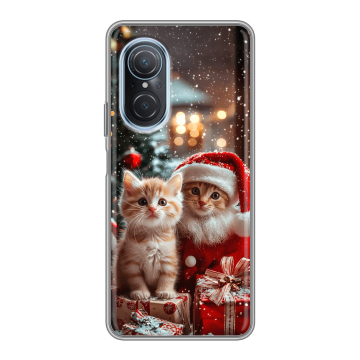 Силиконовый чехол на Huawei Nova 9 SE с принтом Новый год