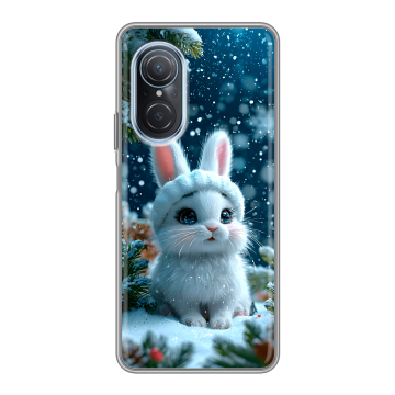 Силиконовый чехол на Huawei Nova 9 SE с принтом Новый год