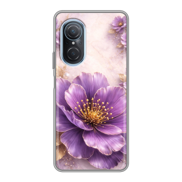 Силиконовый чехол на Huawei Nova 9 SE с принтом женский