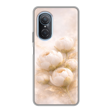 Силиконовый чехол на Huawei Nova 9 SE с принтом женский